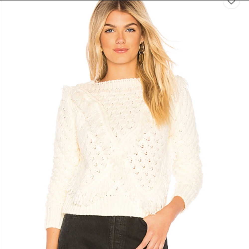 LAST DAY! NWT Majorelle Cream Knit Sweater